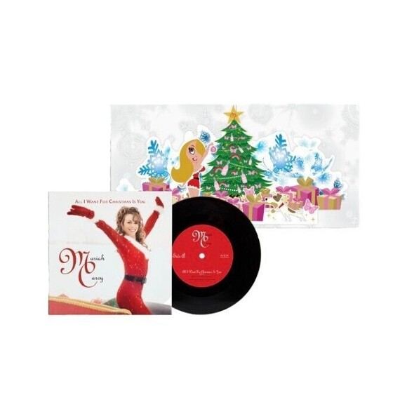 MARIAH CAREY All I Want for Christmas Is You VINYL 7" pop-up sleeve NEW SEALED - Picture 1 of 3